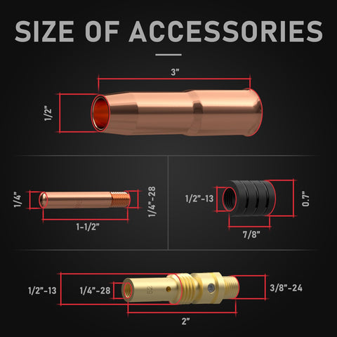 YesWELDER includes spare tips in the package.