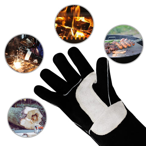 YESWELDER Leather Forge gloves feature a keystone thumb for improved ergonomics