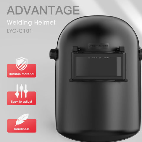 YESWELDER lightweight-welding-hood reduces fatigue during long sessions