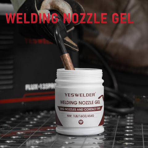 YESWELDER MIG tips with anti-spatter film protecting during welding.