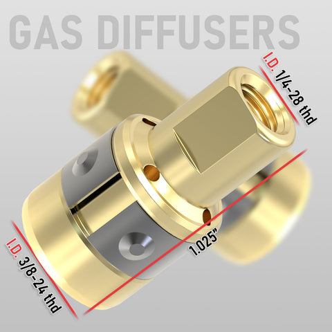 YESWELDER MIG diffuser for stable gas flow during welding.