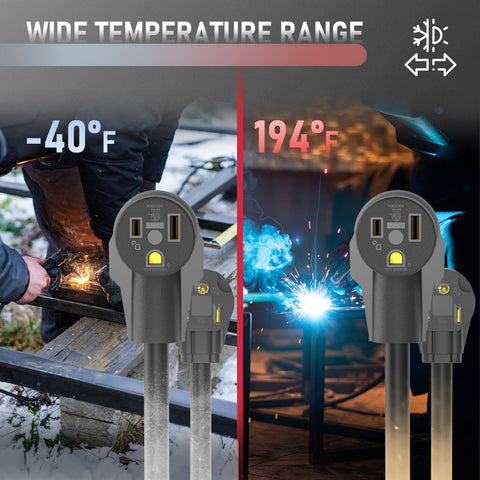 YesWelder NEMA 6-50P to 6-50R compatibility supports many welders.