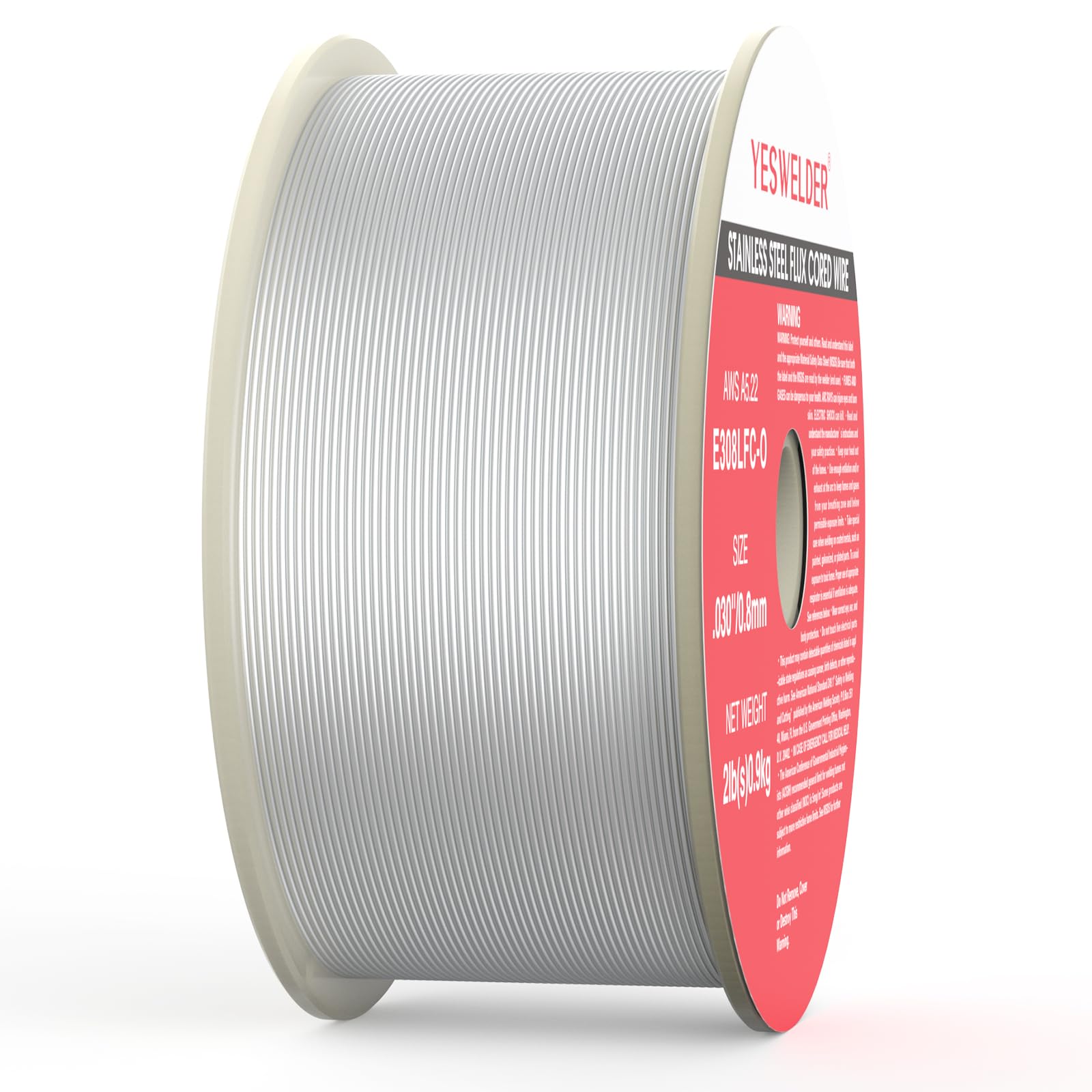 YesWelder E308LFC-O wire suitable for corrosion-resistant stainless applications