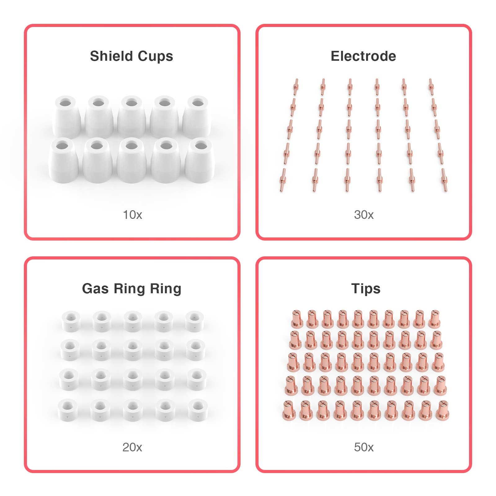 YESWELDER electrodes—precision tips for a stable arc and clean cuts.
