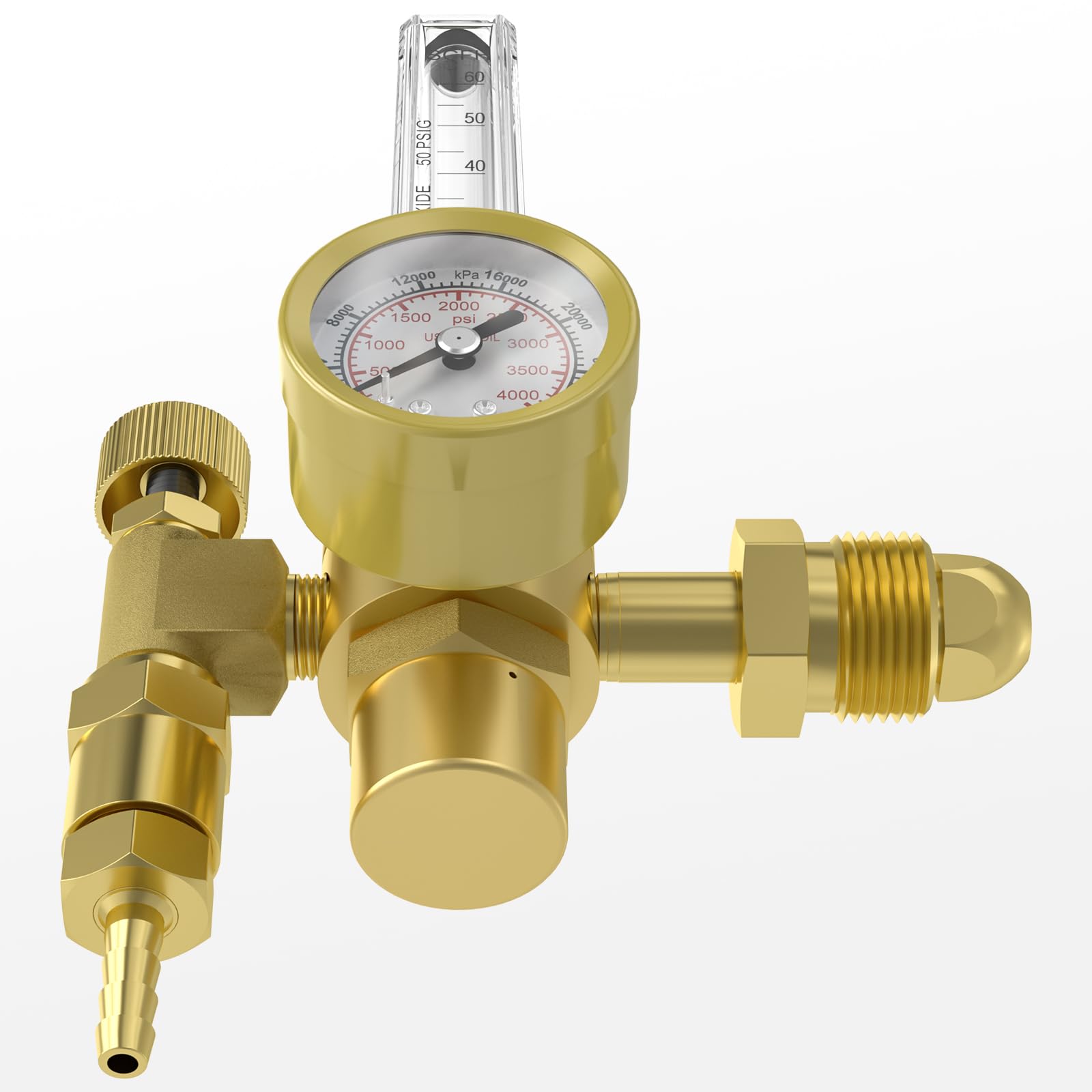 Yeswelder pressure gauge reaches up to 4000 PSI for robust gas measurement