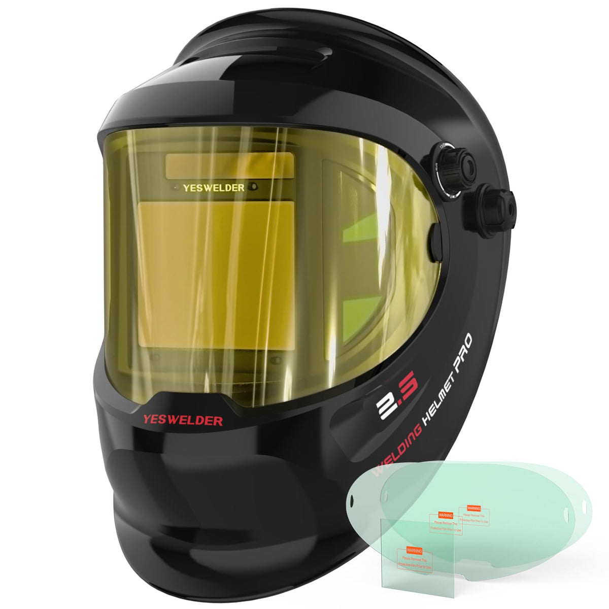 YESWELDER Q800D side view helmet provides stable protection during welds