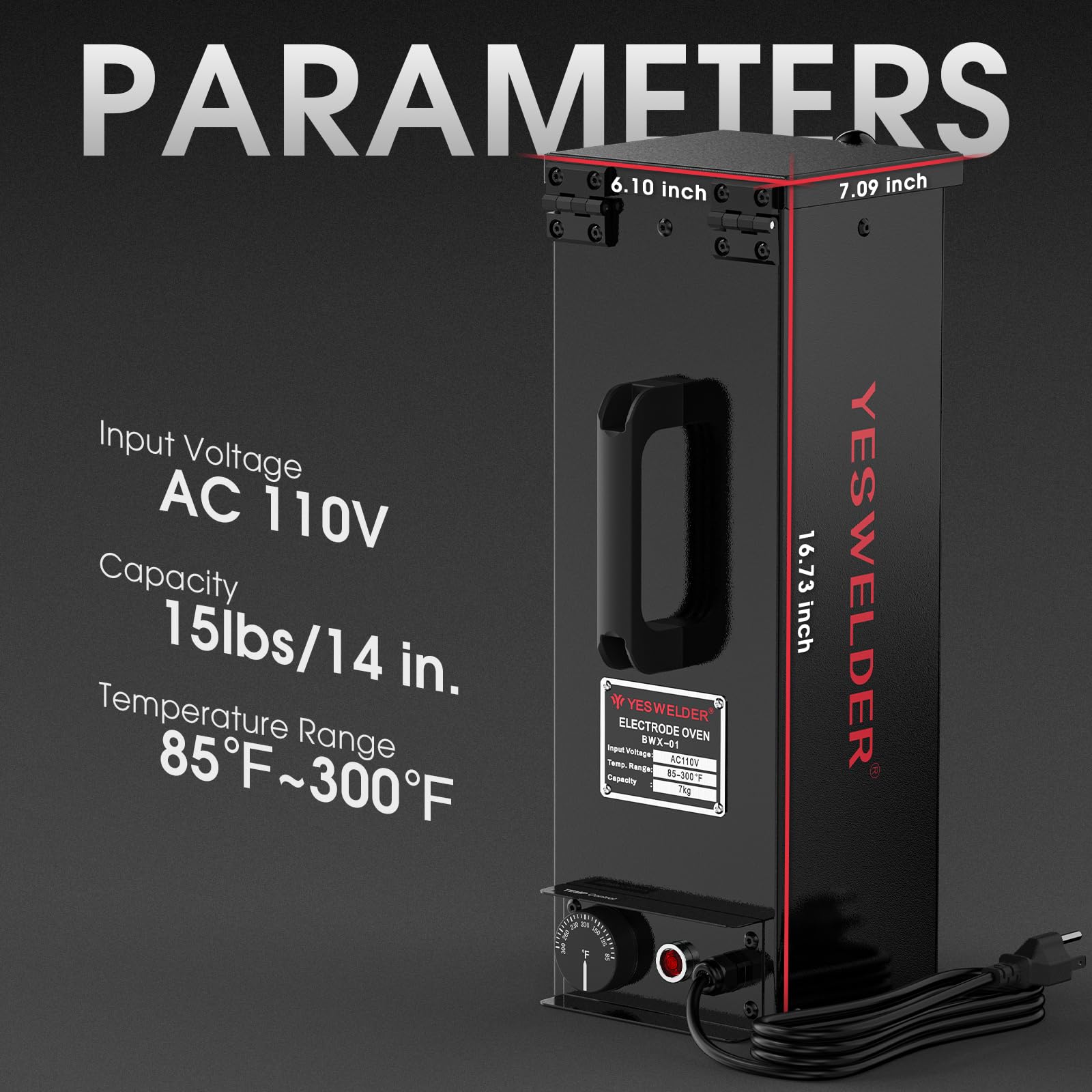 14-inch rods fit neatly, reducing moisture exposure during transport and storage