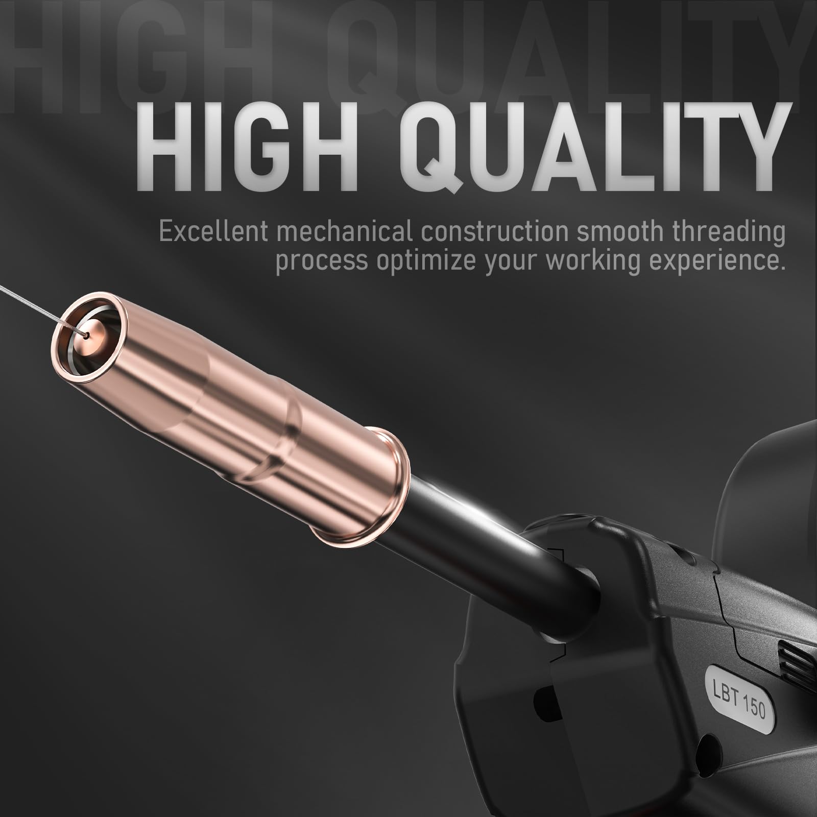 YesWELDER spool gun direct-drive feeding for reliable wire delivery