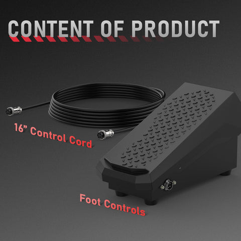 YESWELDER TIG foot pedal compatibility setup with TIG-200P for easy integration