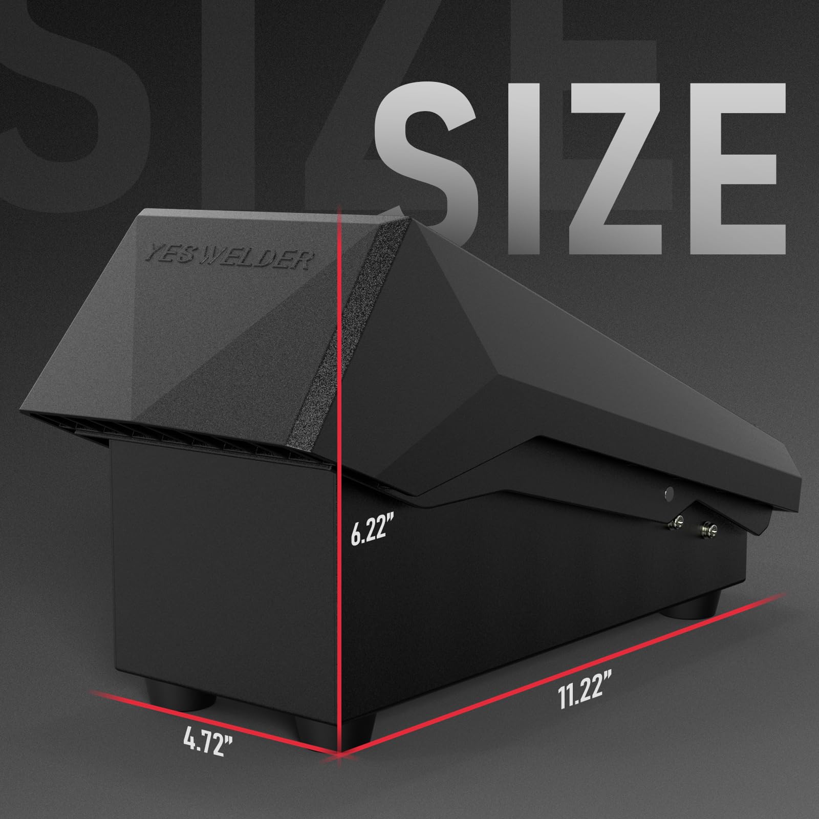 YESWELDER TIG foot pedal quick-connect enables fast installation and reliable performance