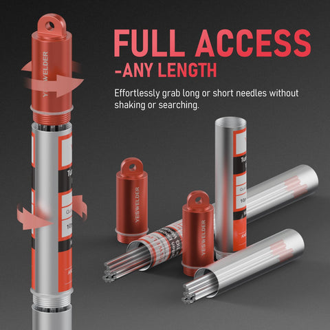 3/32 inch diameter supports precise TIG welding