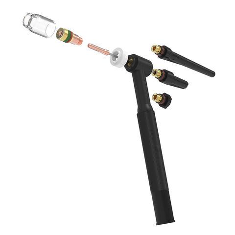 YesWelder TIG torch tips and glass cup pack ready for immediate use