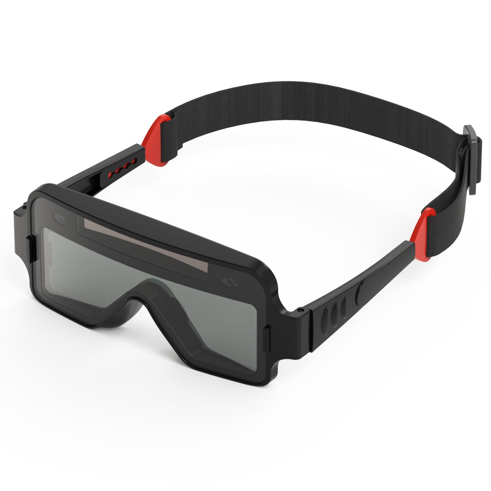 YESWELDER true color welding goggles front view with solar-powered auto-darkening filter