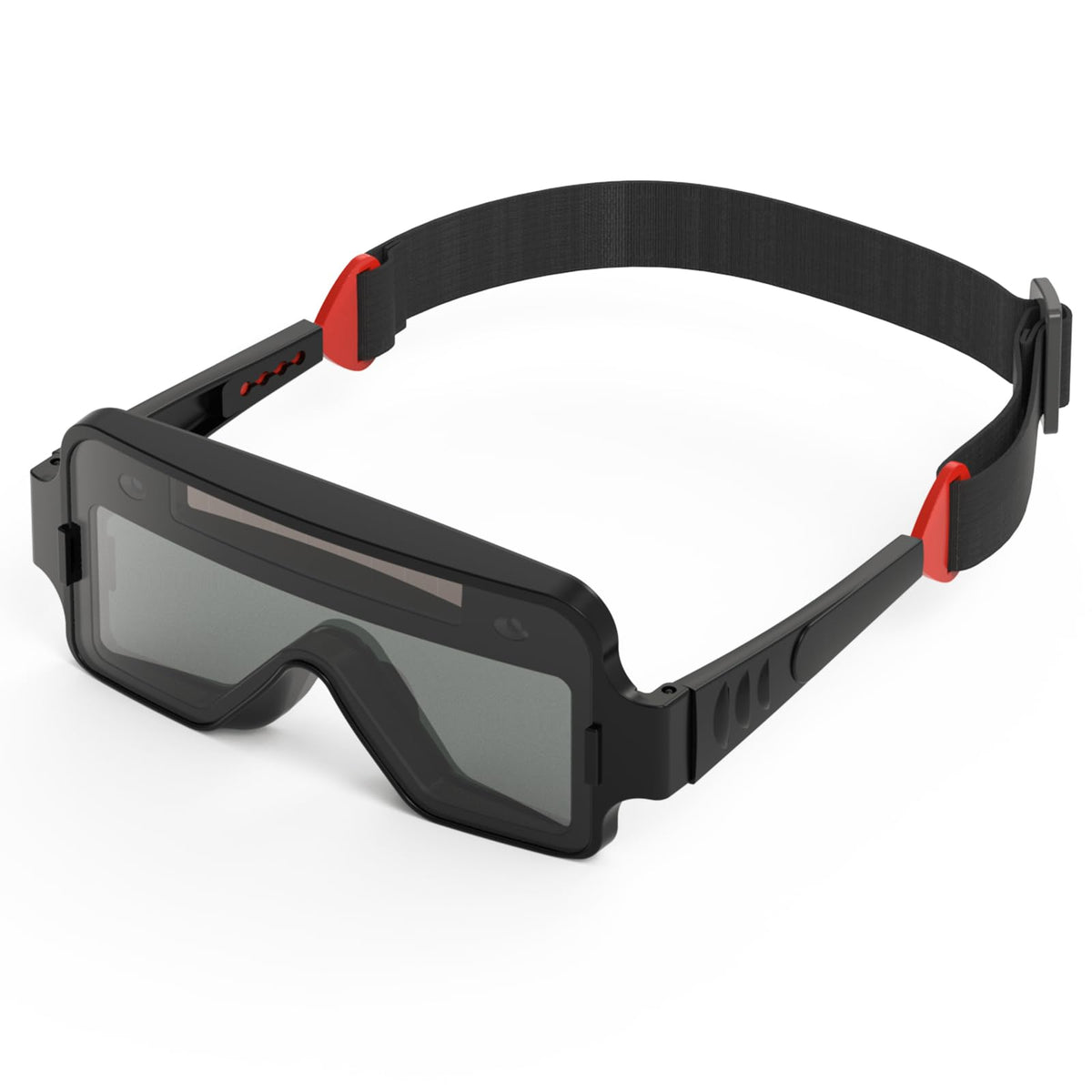 YESWELDER true color welding goggles front view with solar-powered auto-darkening filter