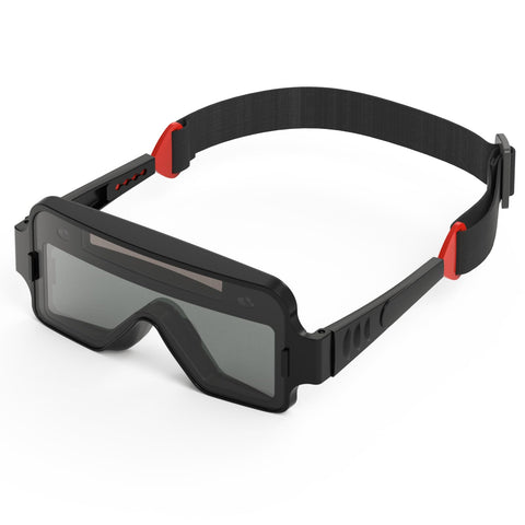 YESWELDER true color welding goggles front view with solar-powered auto-darkening filter