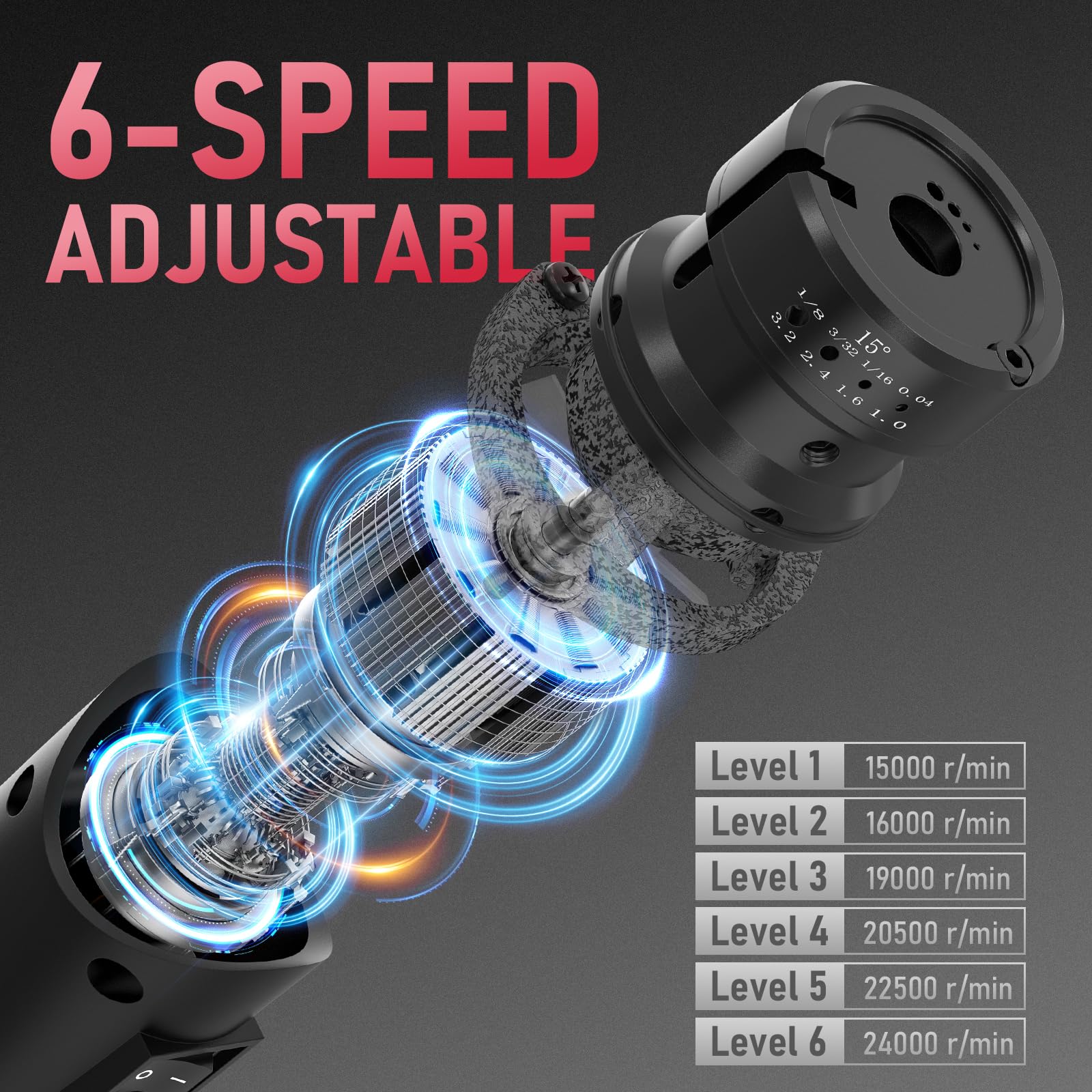 YesWELDER tungsten electrode sharpener aluminum body with CNC finish.