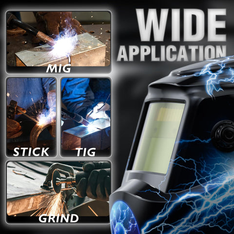 YesWelder two arc sensors trigger darkness instantly for varying arcs