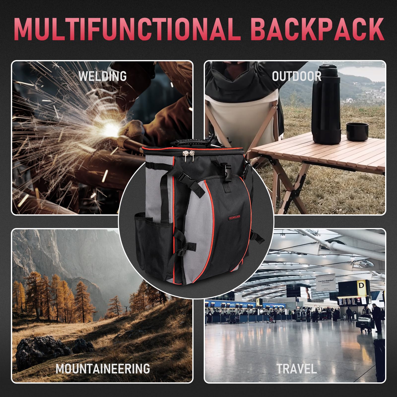 YESWELDER rugged design for outdoor travel and work on-site