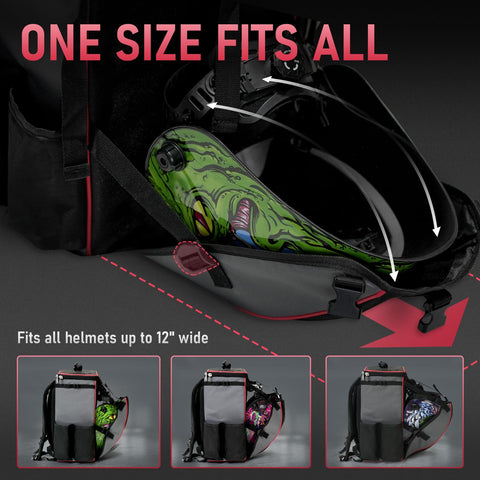 YESWELDER welding backpack interior pocket layout for organized gear