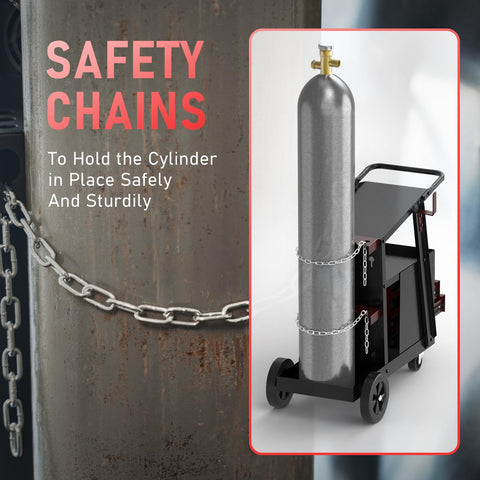 YESWELDER welding cart durable build ensures long-term reliability.