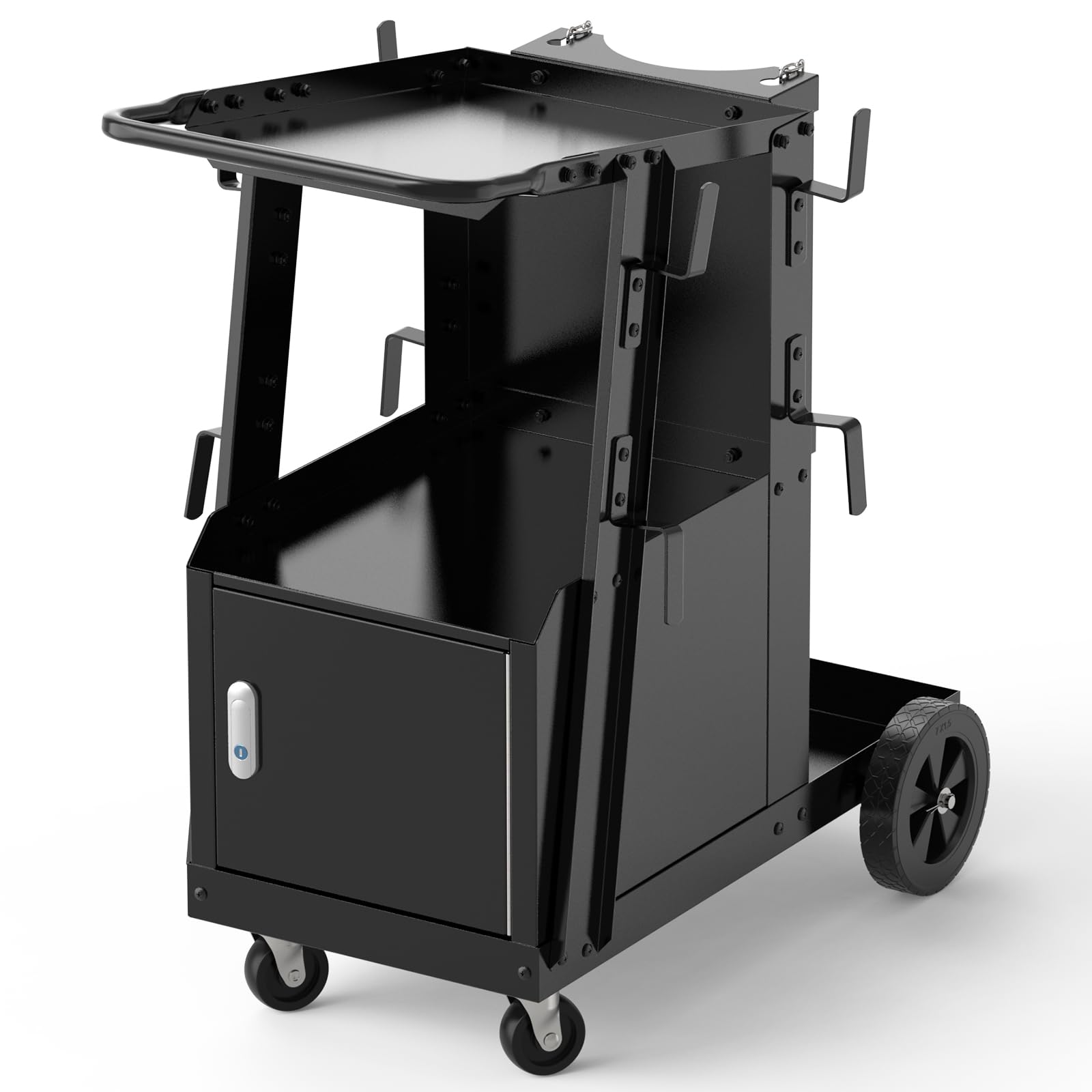 YESWELDER welding cart with lockable cabinet for secure tool storage