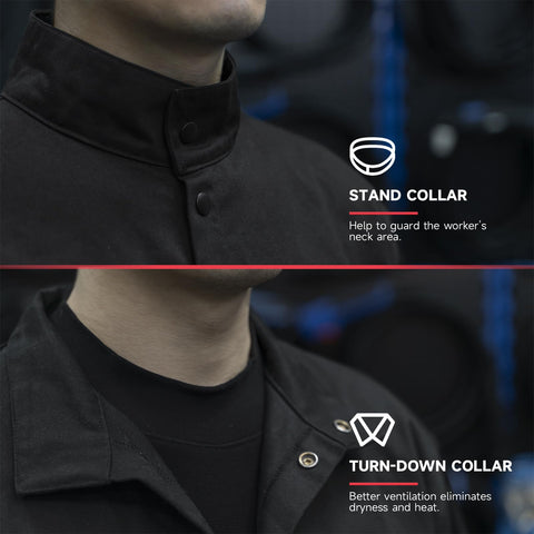YESWELDER jacket shows multiple pockets for tools and accessories