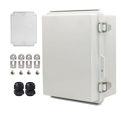 YETLEBOX outdoor IP67 box front view for weatherproof protection.