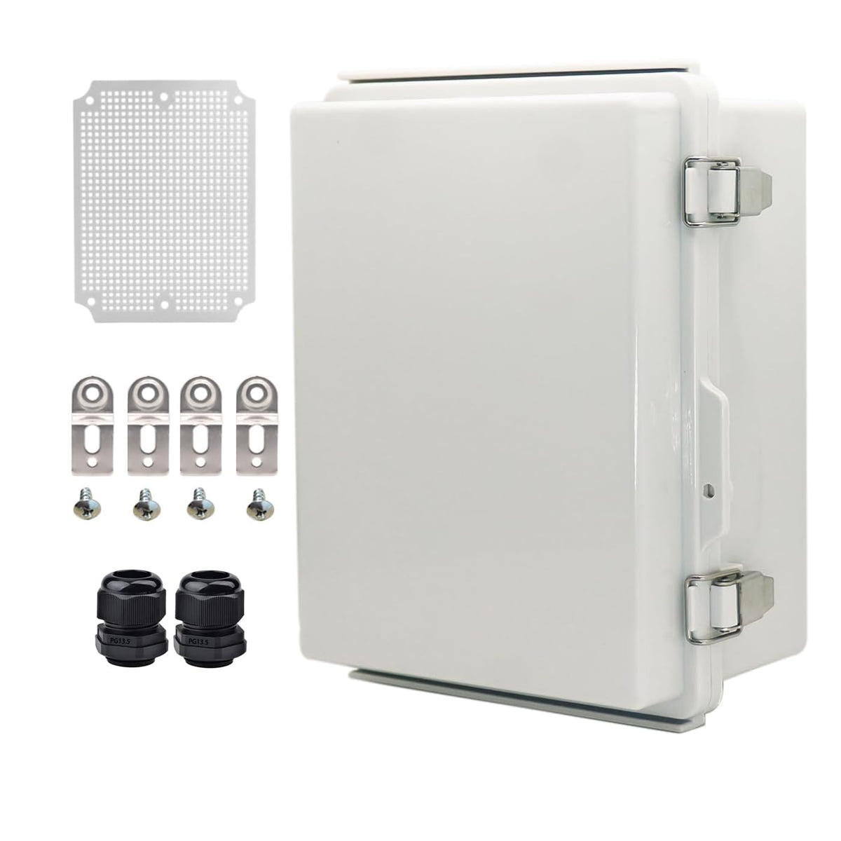 YETLEBOX outdoor IP67 box front view for weatherproof protection.
