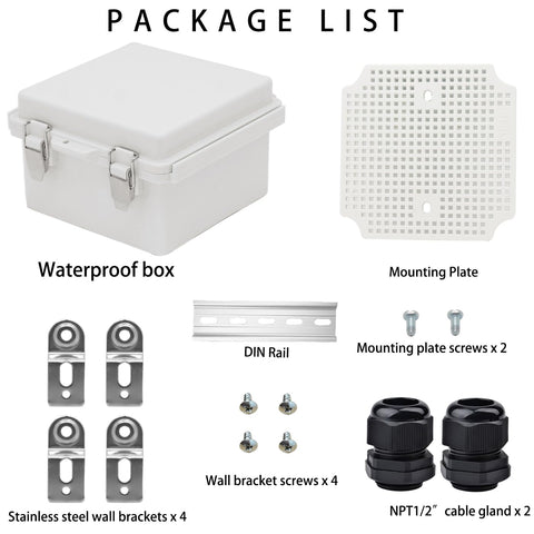YETLEBOX stainless steel wall brackets for durable wall mounting