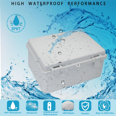 YETLEBOX enclosure with mounting plate enables secure wall installation.