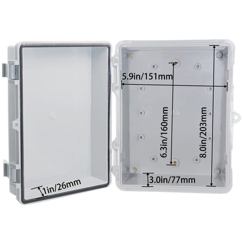 YETLEBOX wall brackets support sturdy outdoor mounting.