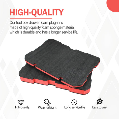 YETTAT Milwaukee Packout insert showing abrasion-resistant foam structure for tool protection.