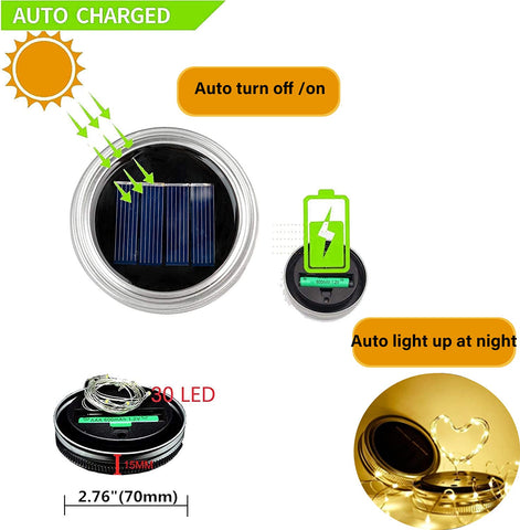 yeuago energy-efficient solar-powered lights for patio decor