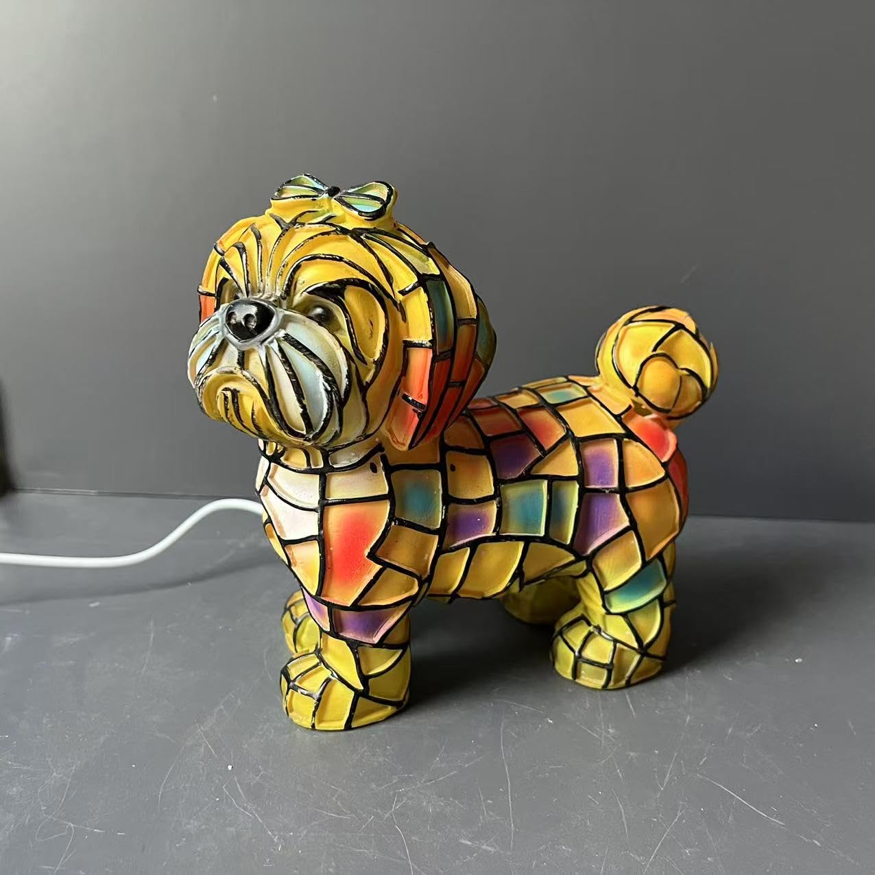Yevheniy dog lover gift night light presented as a thoughtful present