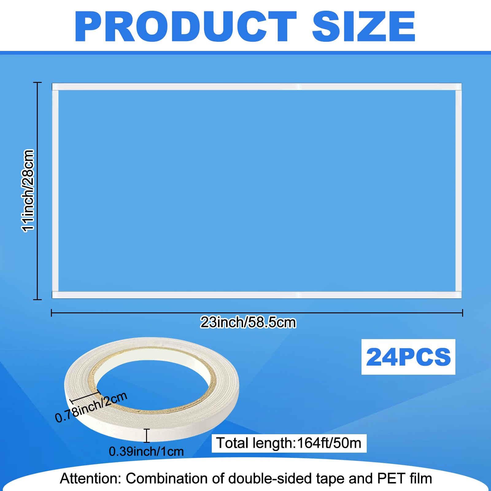 YEXEXINM clear polyester film lens protector provides visibility while shielding inner optics.