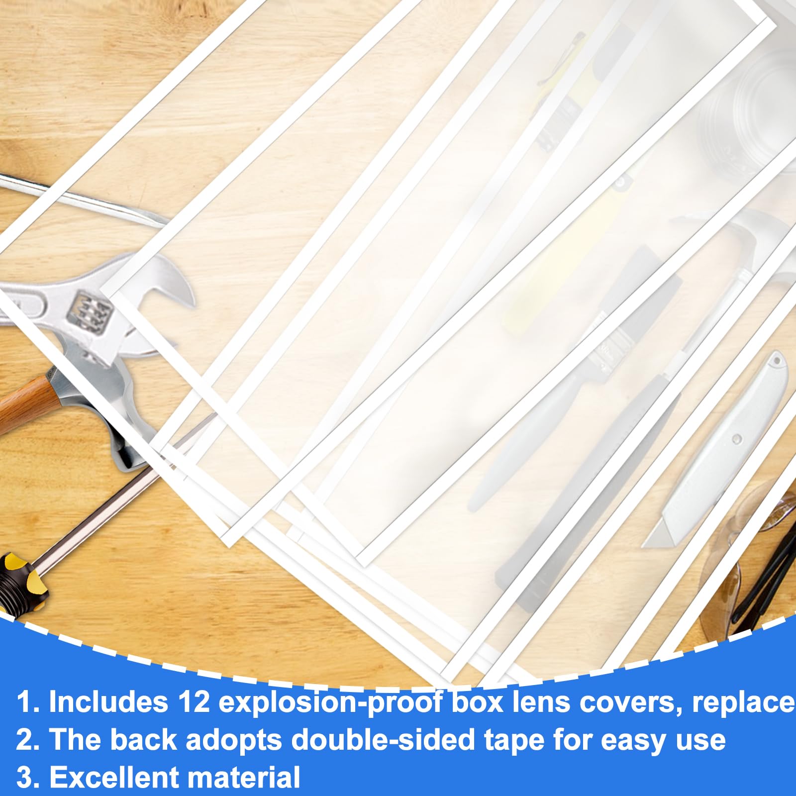 YEXEXINM disposable 12-pack lens covers provide affordable replacements.