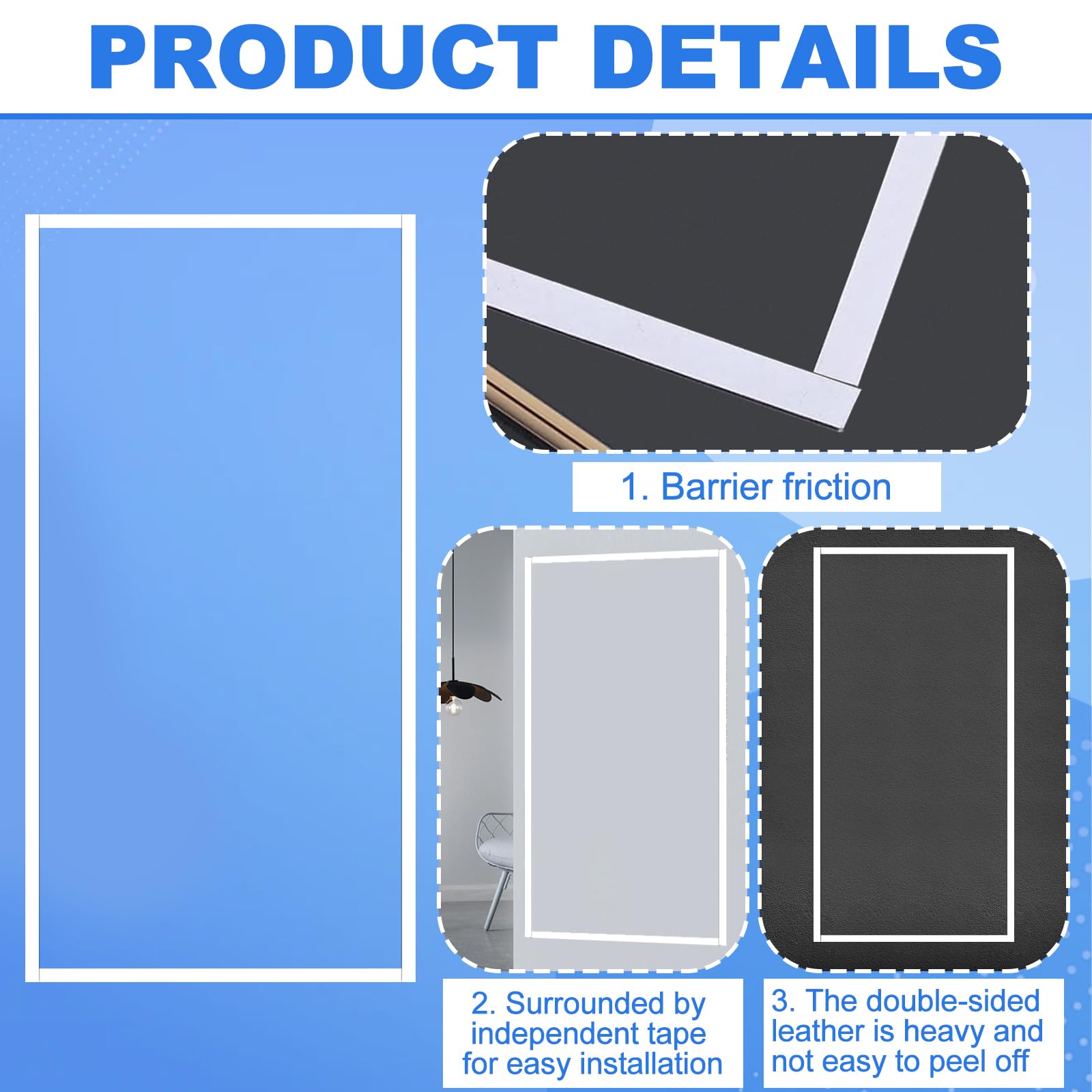 YEXEXINM lens covers with adhesive film for quick, secure installation.