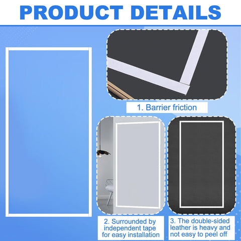 YEXEXINM lens covers with adhesive film for quick, secure installation.