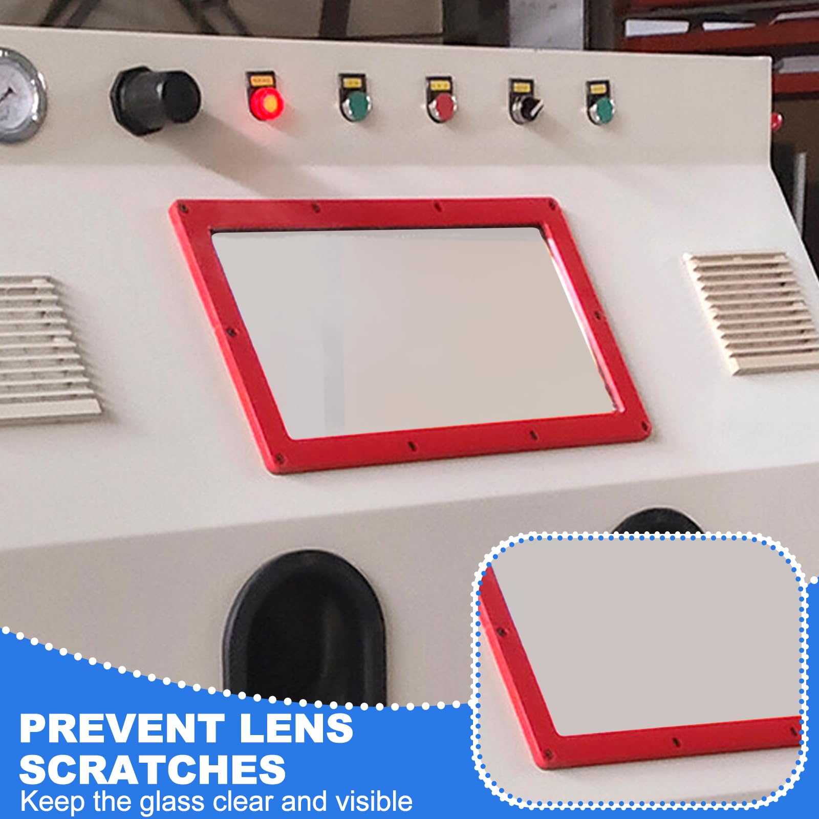 YEXEXINM replacement lens protect kit for ongoing maintenance in blasting cabinets.