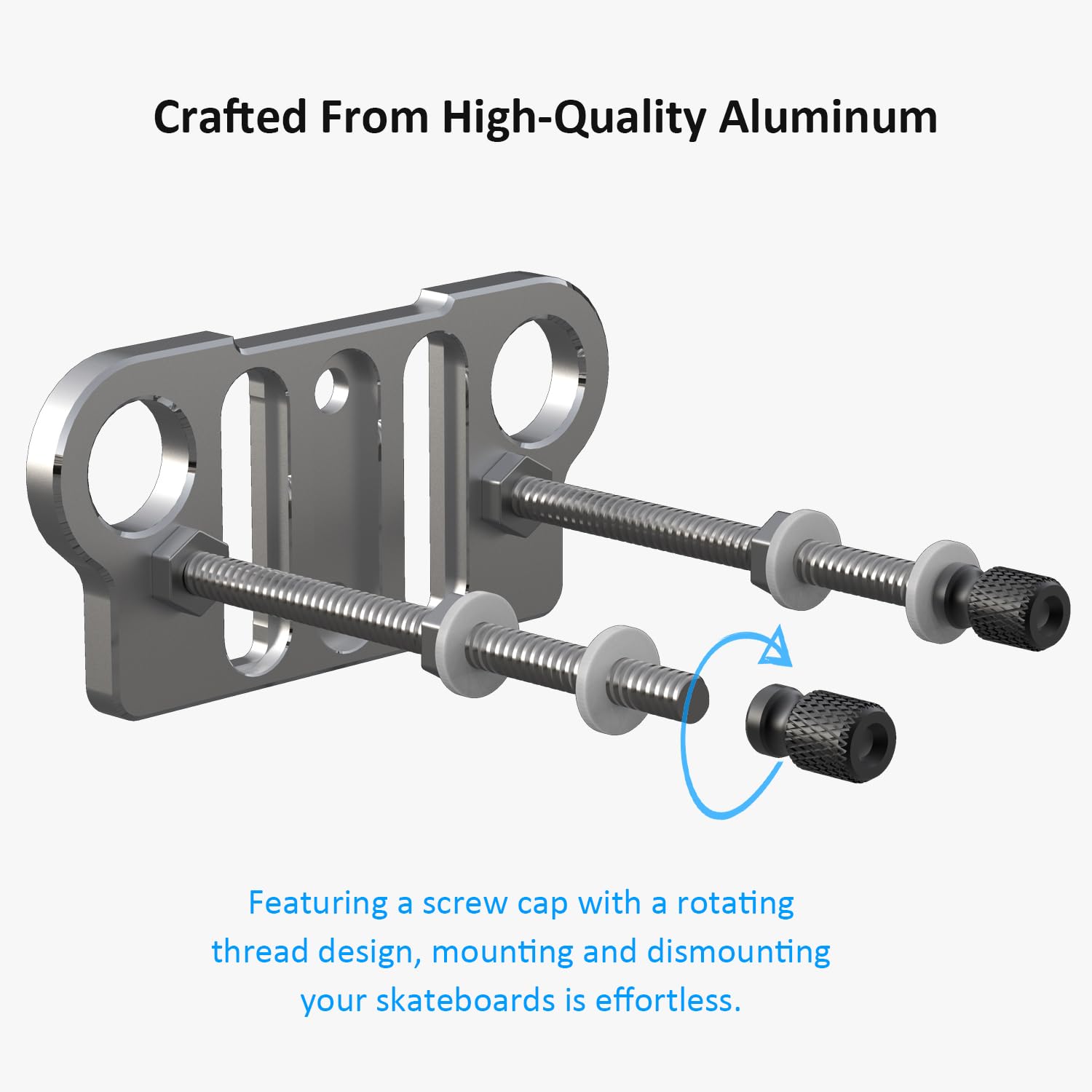 YEZROVR durable aluminum mount resists rust and wear