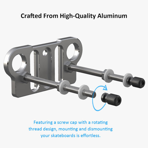 YEZROVR durable aluminum mount resists rust and wear