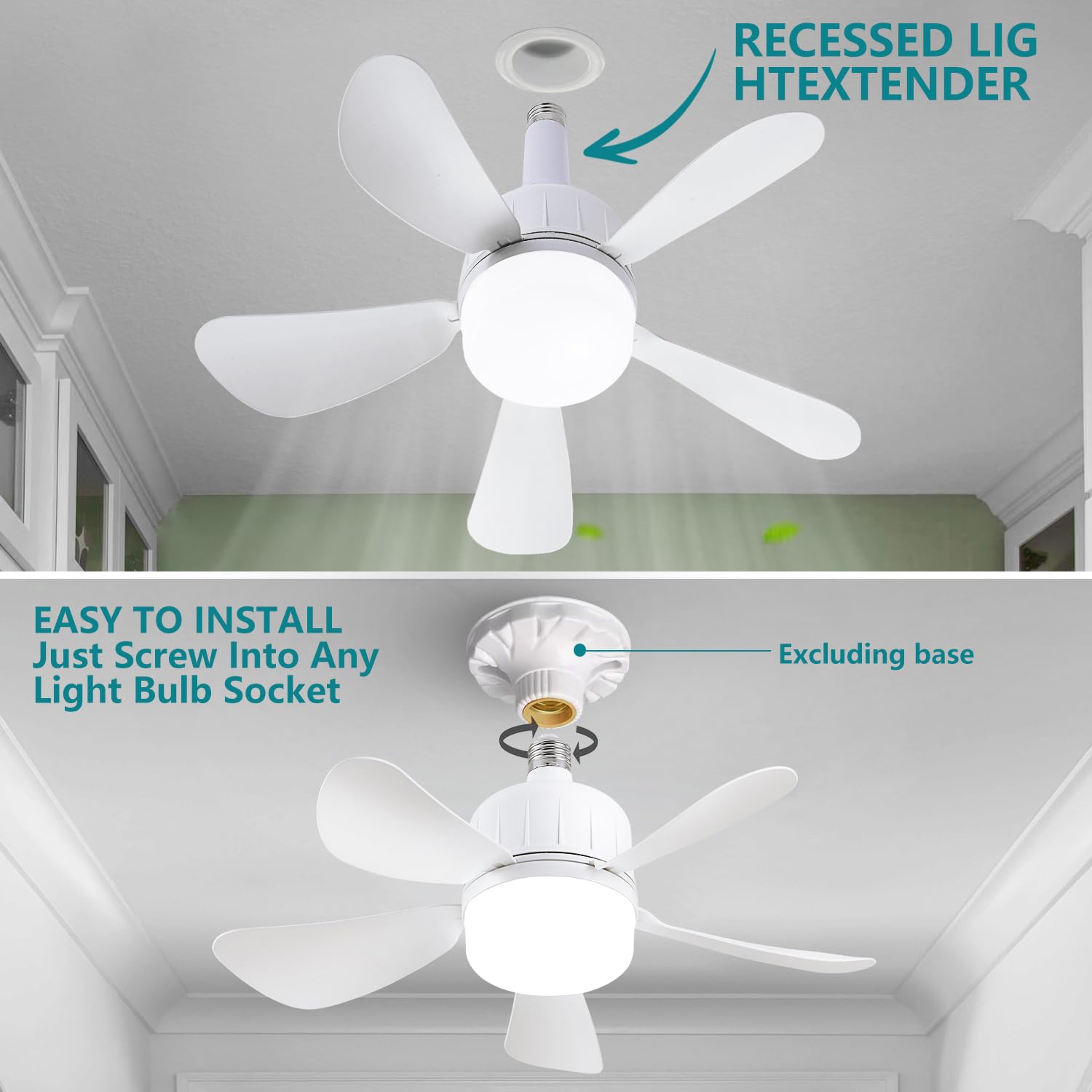 Yfrest kitchen garage or living space ambience with dimmable light and breeze