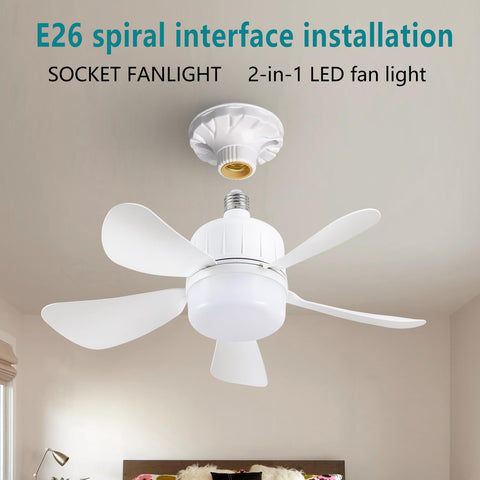 Yfrest remote controlled socket fan demonstrates convenient speed and light adjustments
