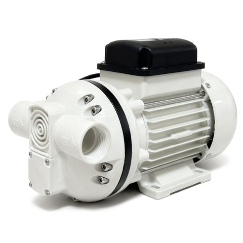 YGHGAUH white compact pump fits tight workshop spaces.
