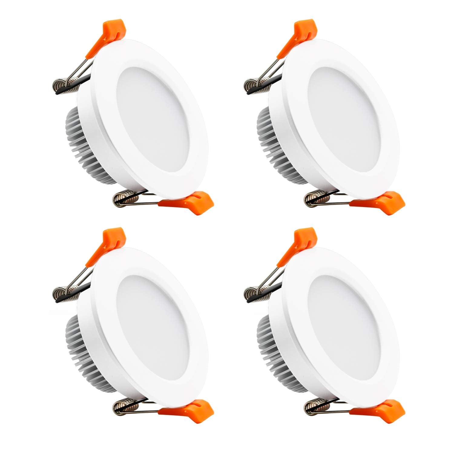 YGS-Tech 2-inch LED recessed lighting 4-pack for energy-efficient ceiling lighting in modern interiors.