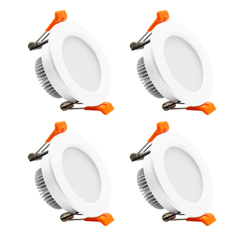 YGS-Tech 2-inch LED recessed lighting 4-pack for energy-efficient ceiling lighting in modern interiors.