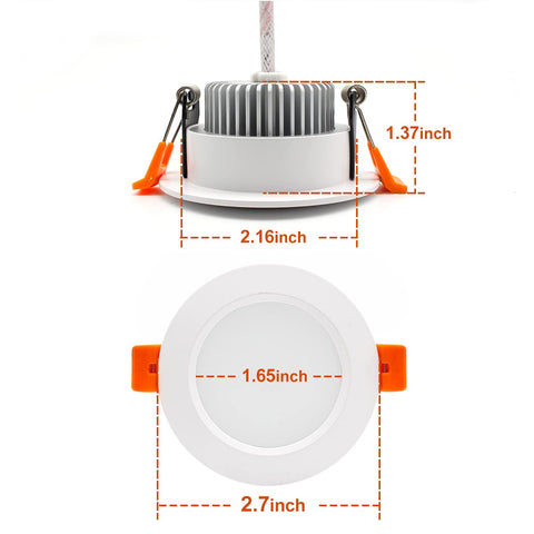 YGS-Tech 5000K daylight ceiling light brightening a kitchen or office