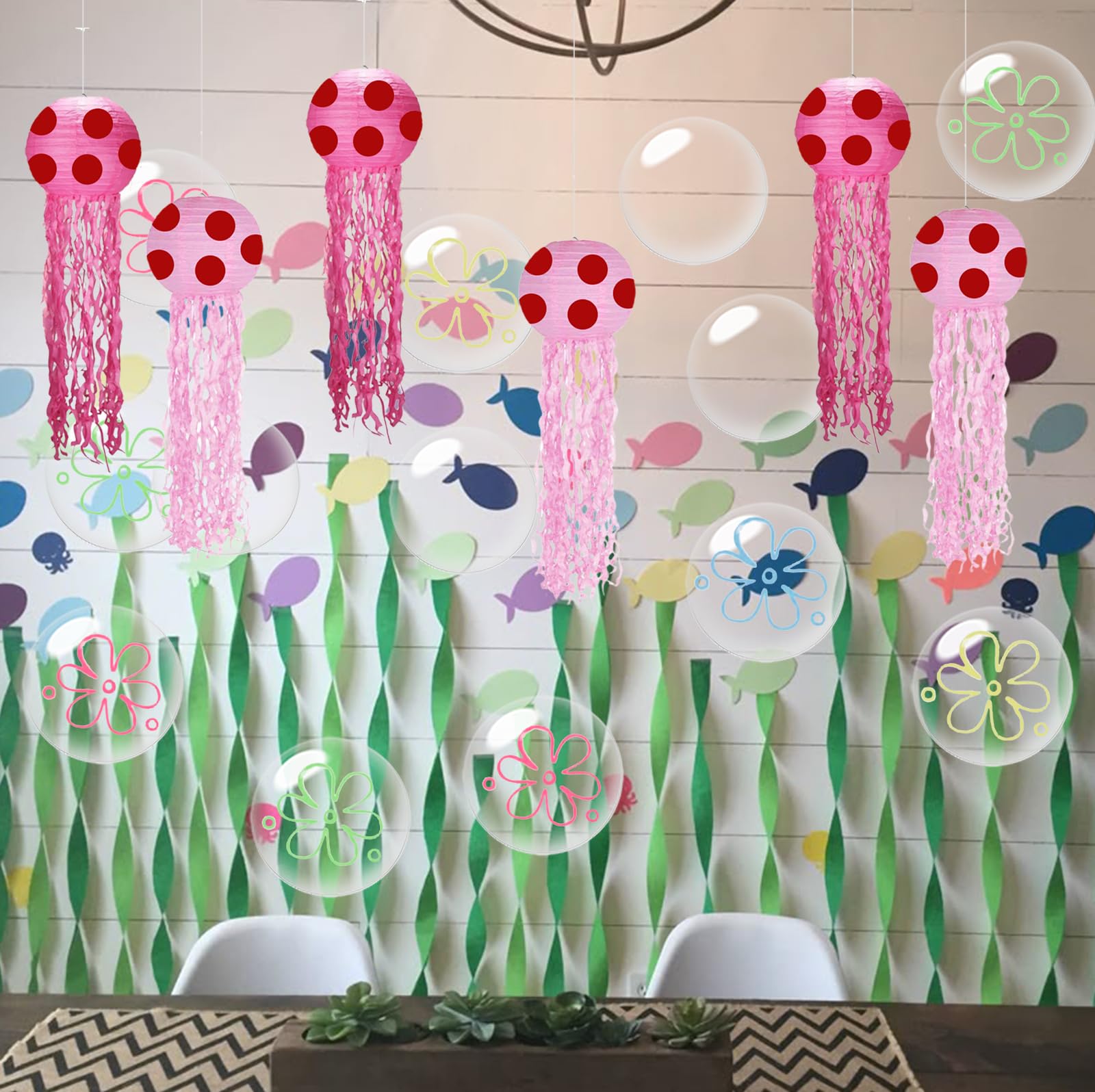 YHJIG ocean-themed party kit for easy decorating and reuse.
