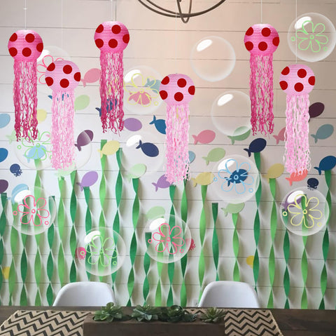 YHJIG ocean-themed party kit for easy decorating and reuse.