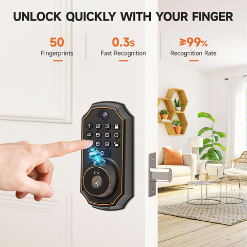 YHV Wi‑Fi remote access to lock from anywhere.